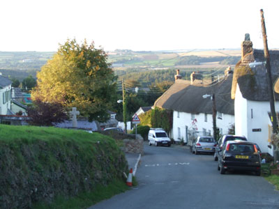 Road into petrockstowe